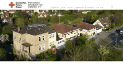 Desktop Screenshot of drk-schwaebischhall.de
